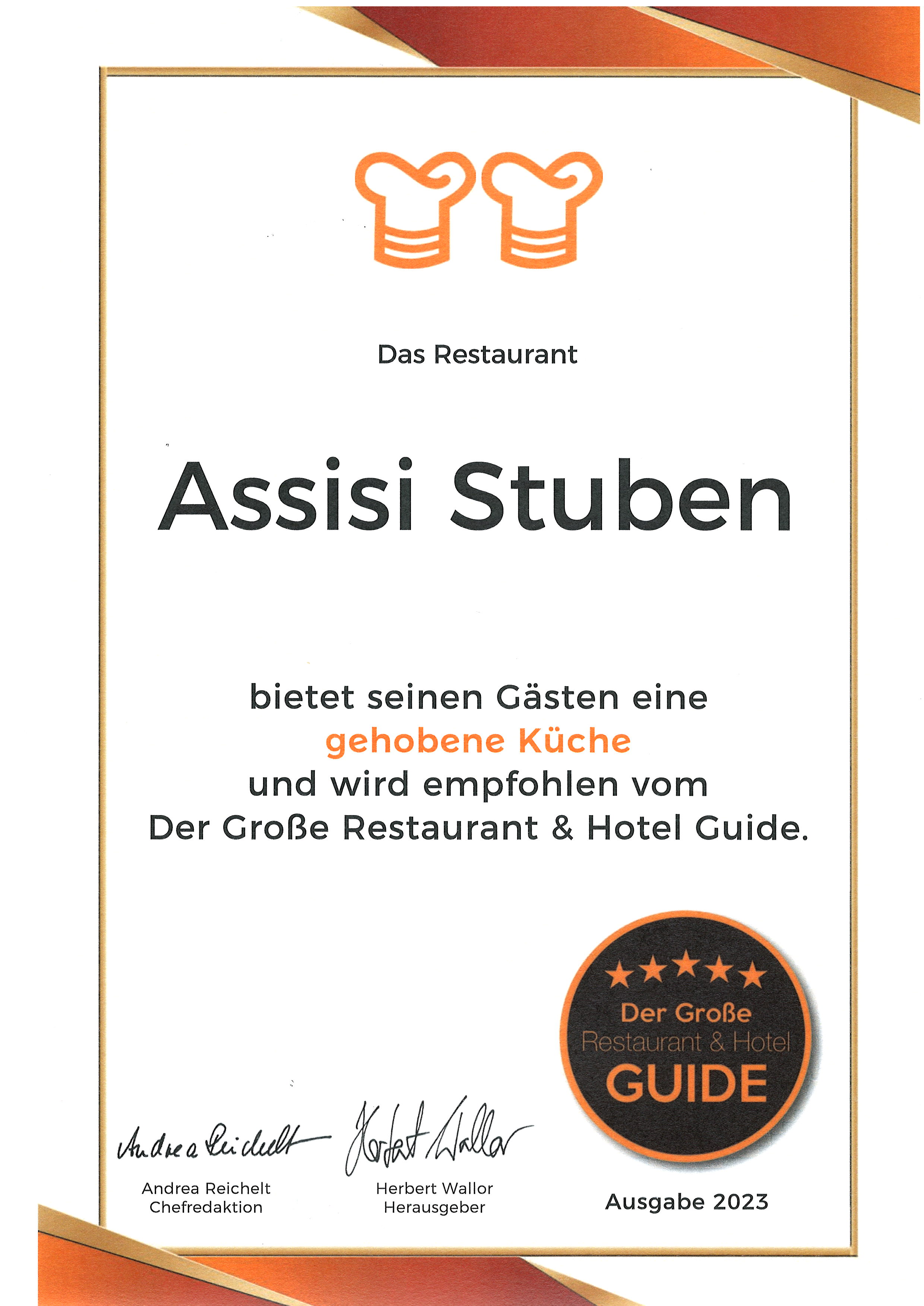 Der Große Restaurant und Hotel Guide 